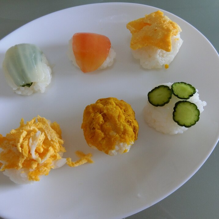 離乳食後期 幼児食 赤ちゃん手まり寿司 レシピ 作り方 By かけかね 楽天レシピ 離乳食後期 幼児食 赤ちゃん手まり寿司 レシピ 作り方 By かけかね 楽天レシピ